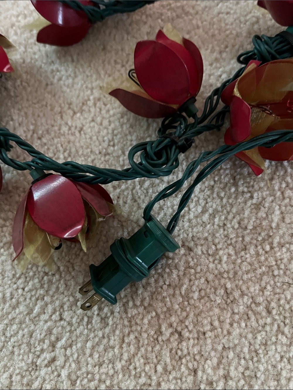 Red Flower String Lights - brand new - Picture 5 of 6